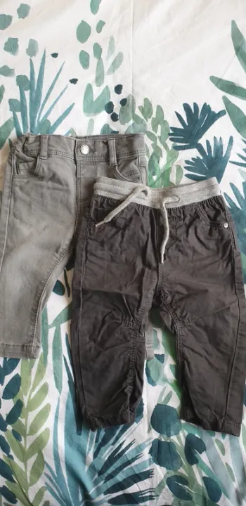 Lot 2 pantalons TAO 6 mois garçon