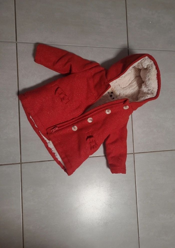 Manteau bébé fille 9mois