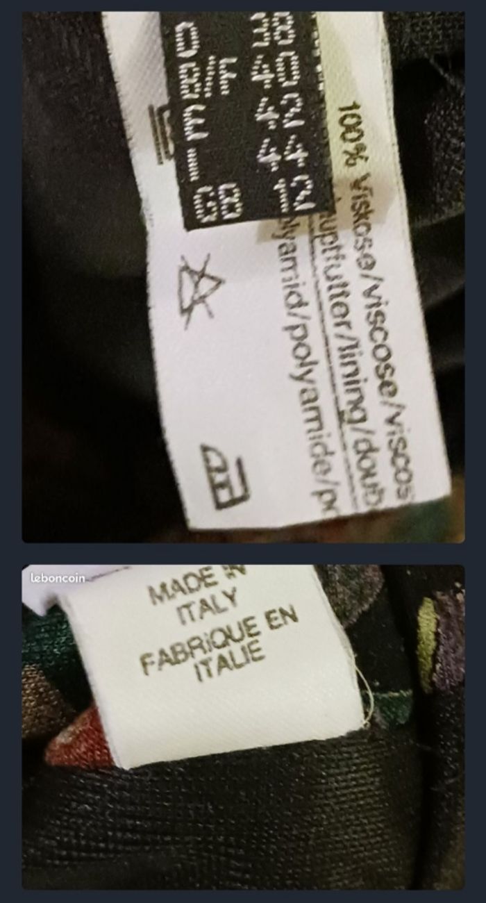 Longue jupe à motifs, Made in Italy - photo numéro 2