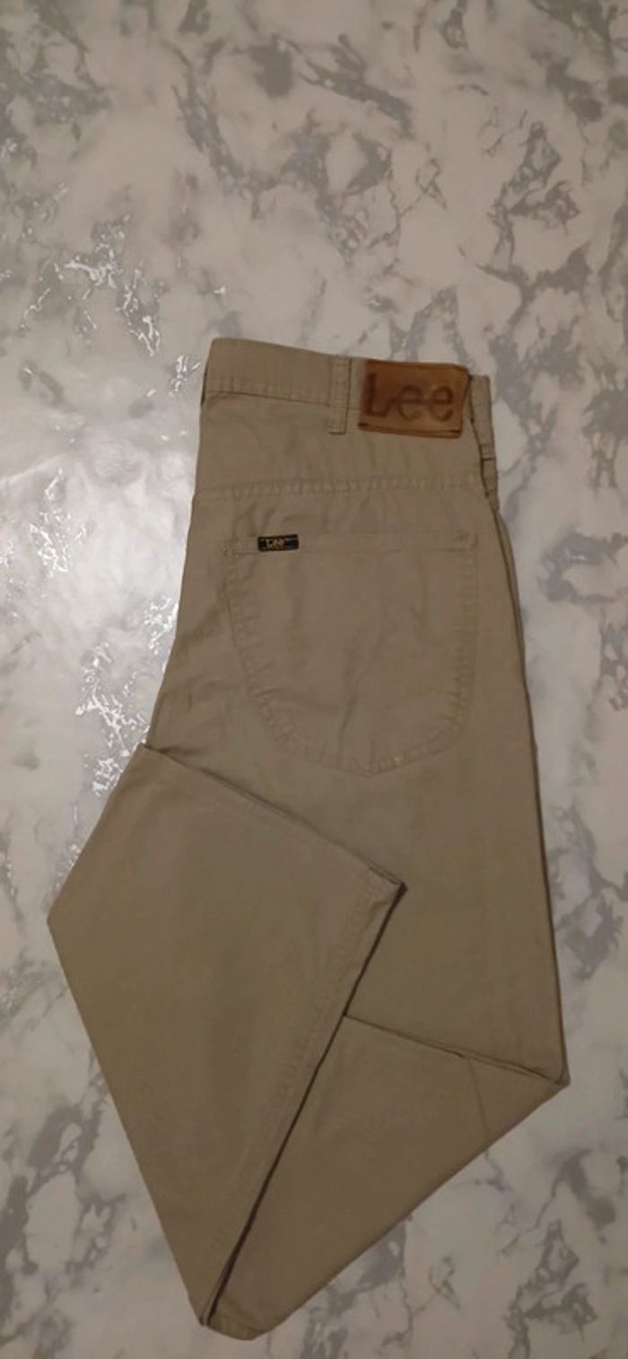 Pantalon Lee Cooper beige taille 33 - photo numéro 4