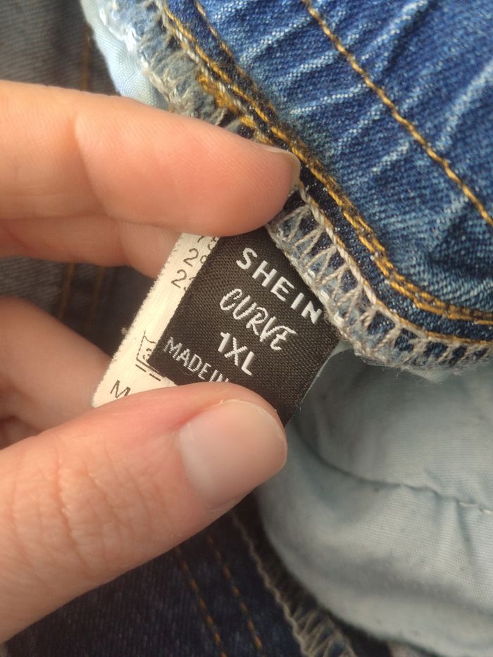 Jean skinny à cordon shein couleur brute taille 46 / 1XL - photo numéro 9