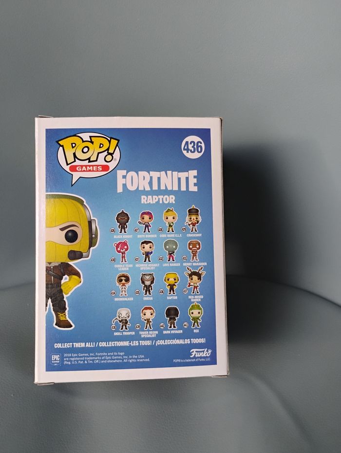 Funko Pop Fortnite 436 Raptor en boîte - photo numéro 3