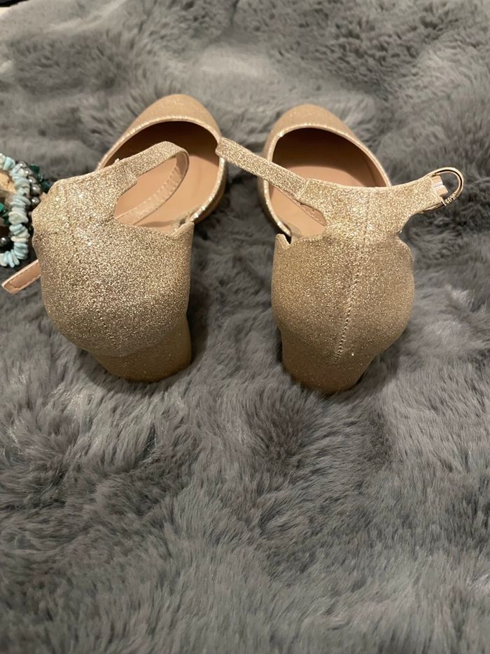 Escarpins à paillette doré Anna field taille 38 - photo numéro 4