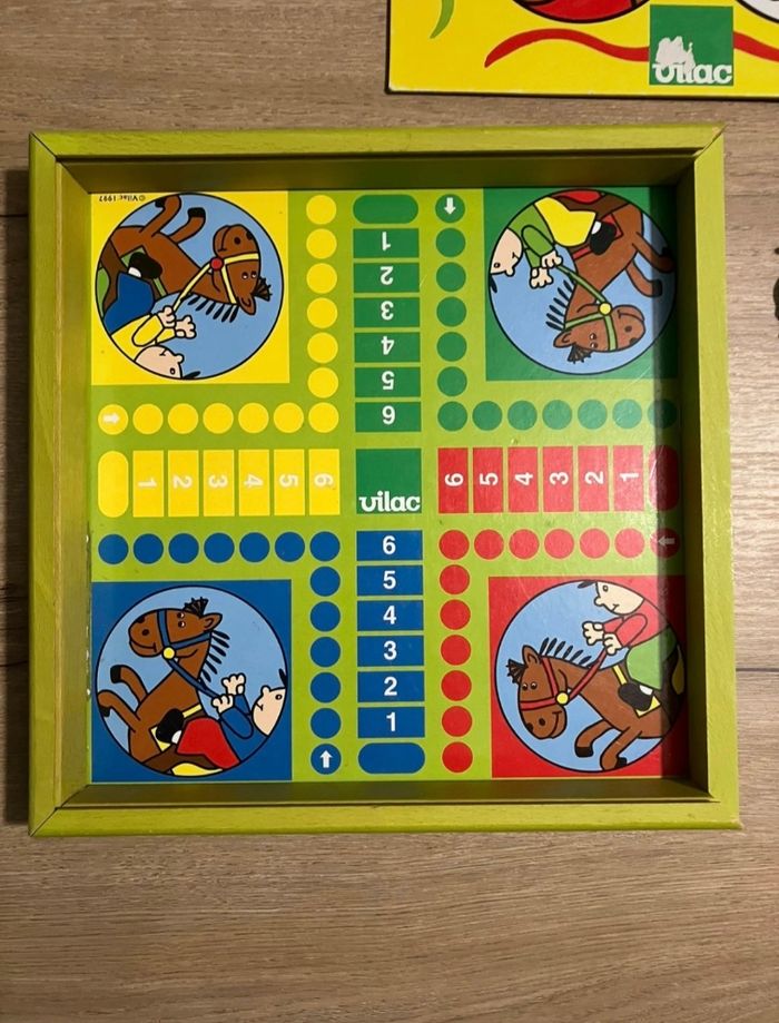 Jeu de dada et jeu de l'oie en bois - photo numéro 4