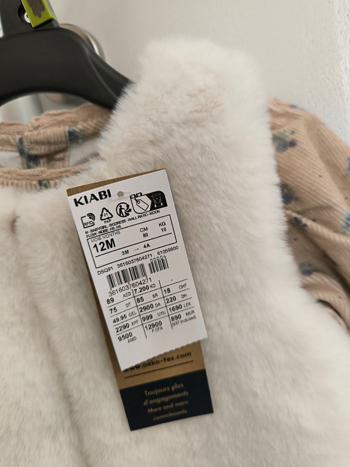 Robe manche longue+ gilet - photo numéro 4