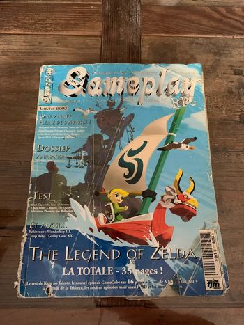 Ancien magazine retrogaming - 2003 - gameplay rpg - the légend of Zelda