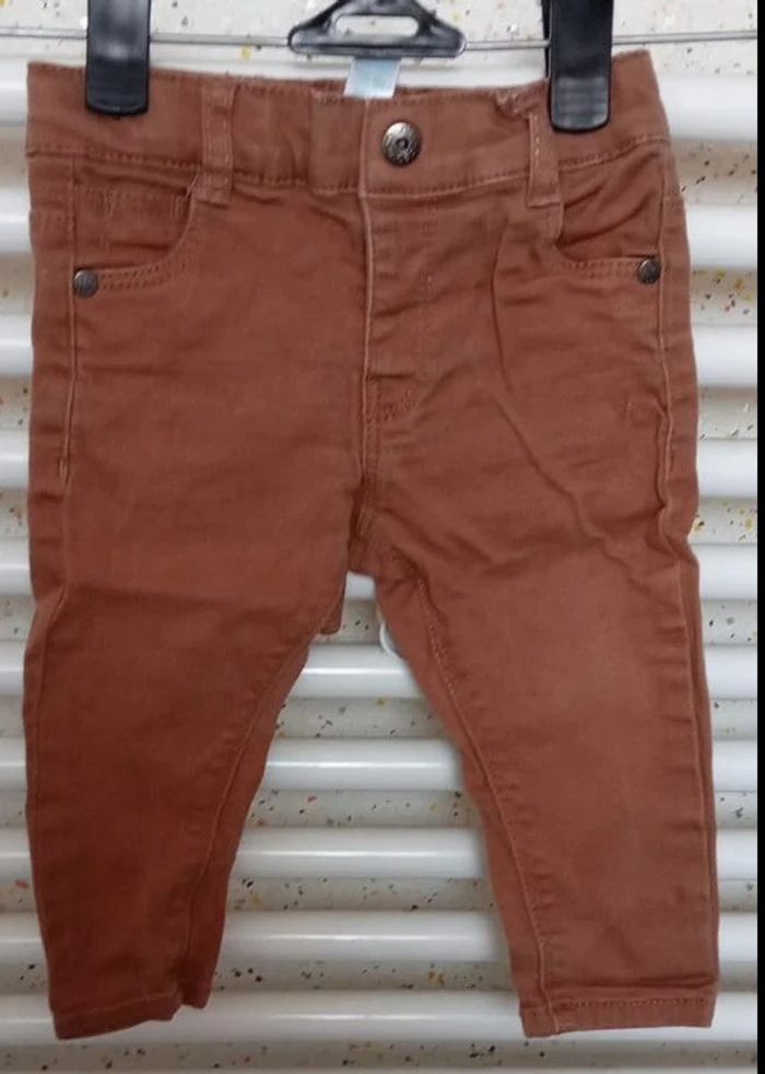 Pantalon marron Obaïbi Taille 6 mois - photo numéro 2
