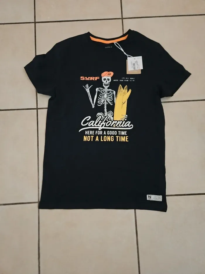 Tee shirt Name it squelette