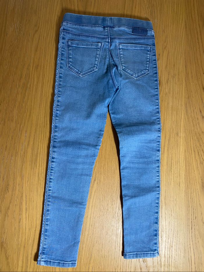 Okaidi Pantalon Tregging bleu clair Taille 8 ans - photo numéro 6