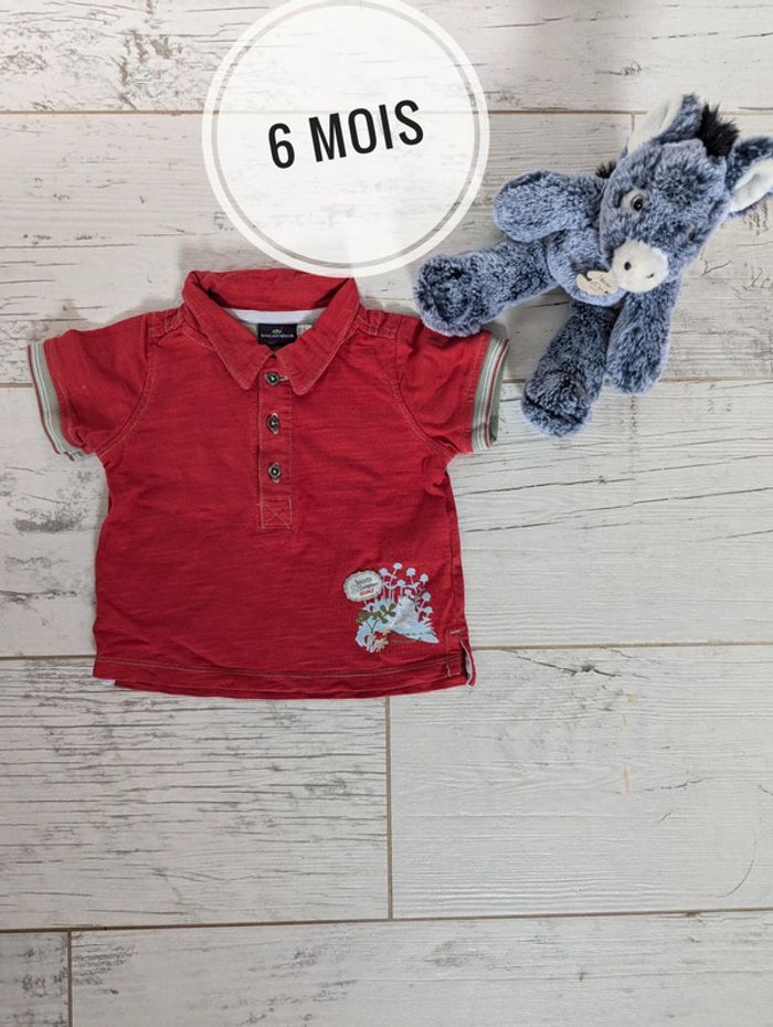 👕Polo manches courtes Sergent Major – 6 mois – Comme neuf