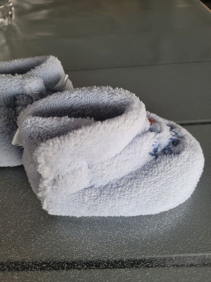Petits chaussons nouveau né je t aime papa - photo numéro 2