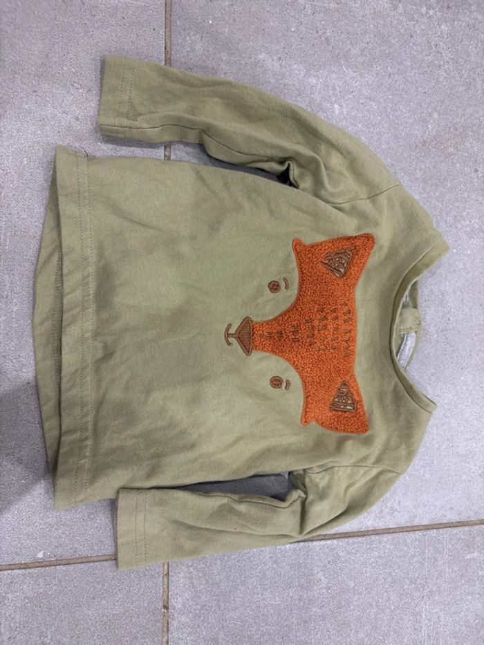 T-shirt manche longue renard