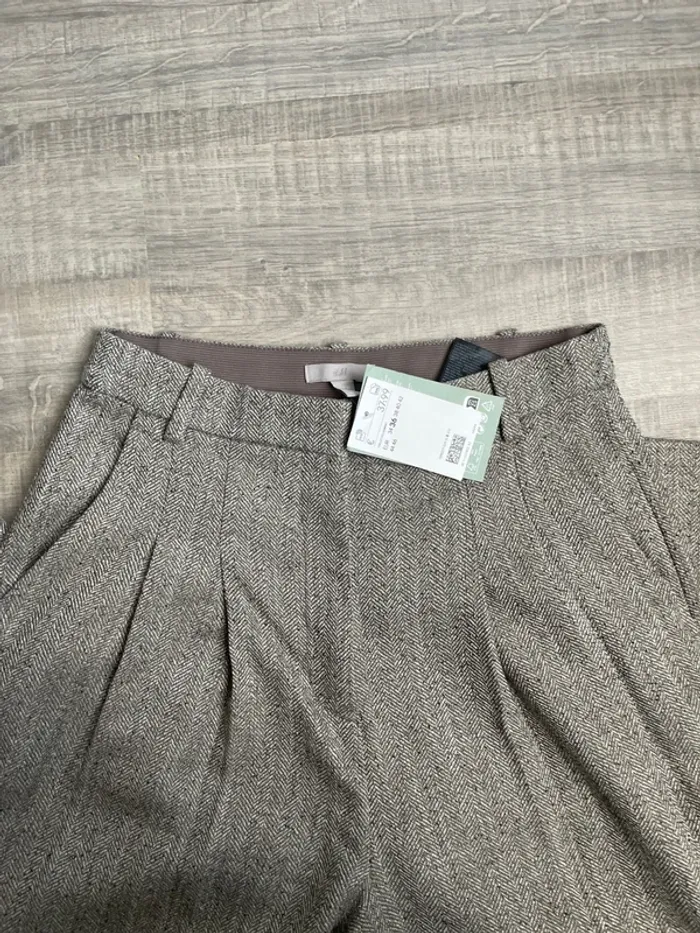 Pantalon large taille haute - photo numéro 4