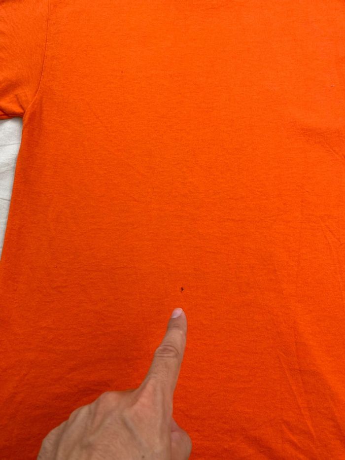 T-shirt imprimé sport USA, homme, été, Orange, S - photo numéro 4