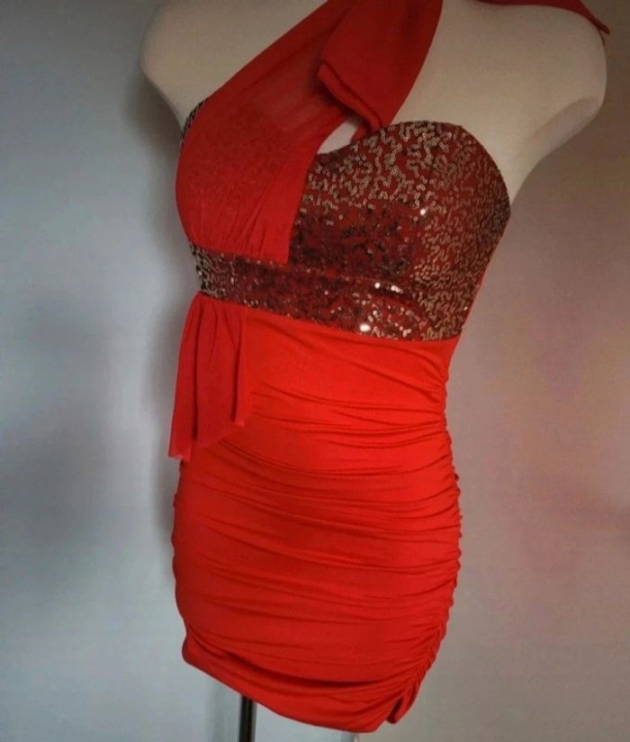 Robe neuve avec drapé S - photo numéro 5