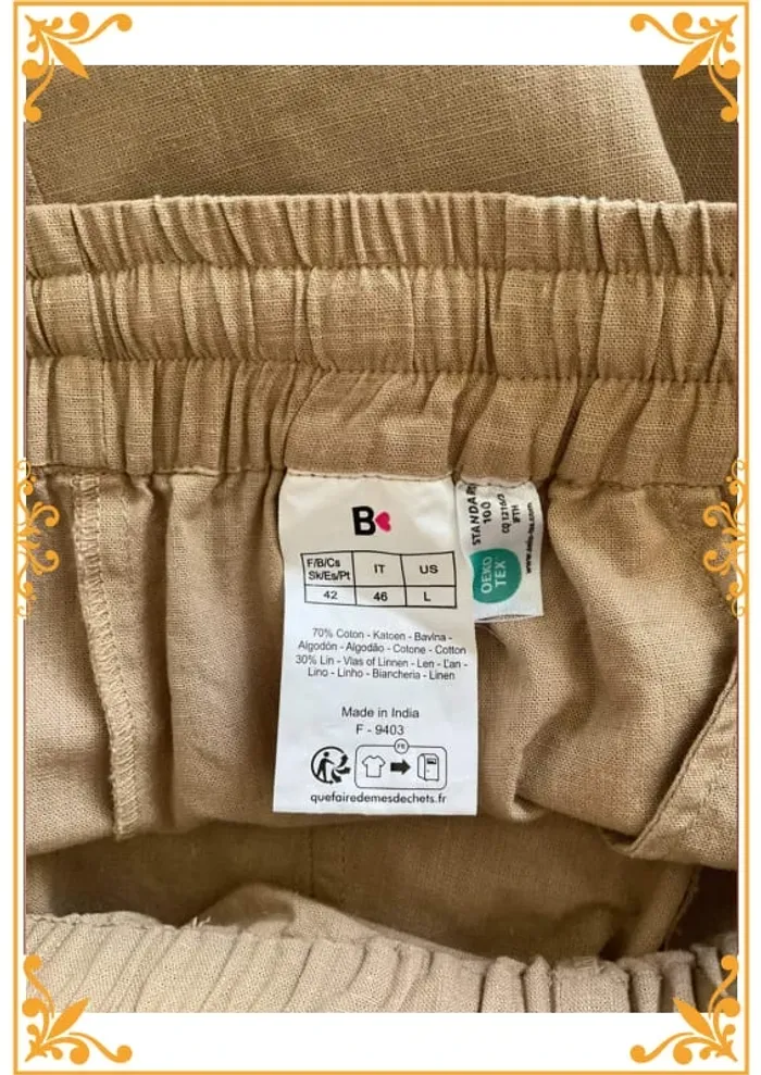 Pantacourt large " Blancheporte" 👖 - photo numéro 7
