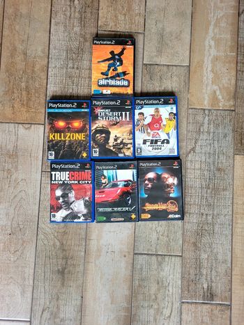 Lot de 7 jeu play station 2