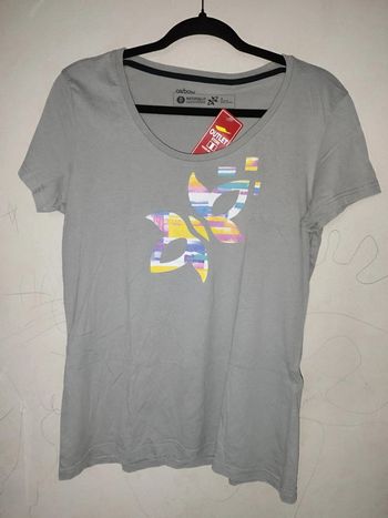 T-shirt gris femme