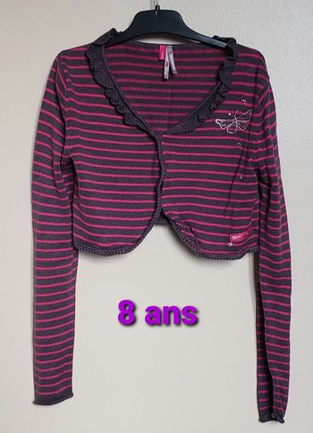 Gilet type boléro taille 8 ans
