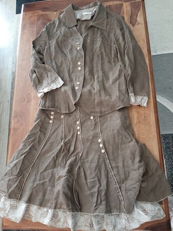 Ensemble chemise et jupe femme taille 38