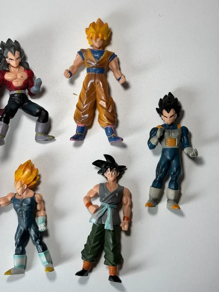 Lot de figurines dragon ball z DBZ GT super goku - photo numéro 3