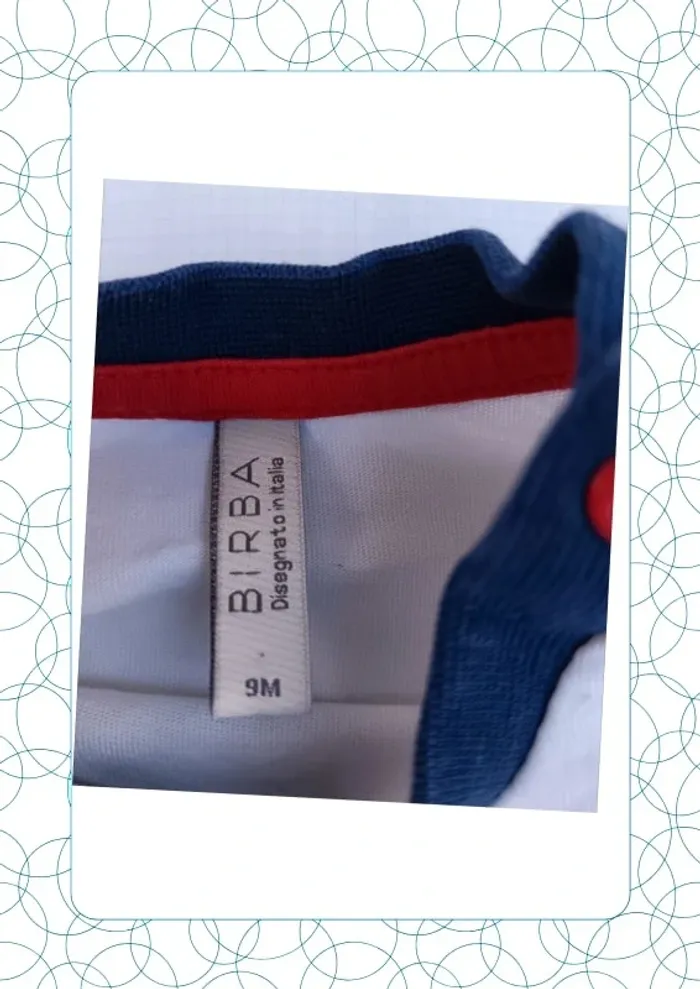 Tee shirt manches courtes 9 mois Birba - photo numéro 3