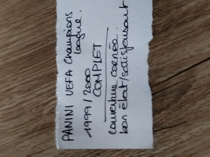 UEFA Champions League 1999/2000 - Album Panini complet - photo numéro 6