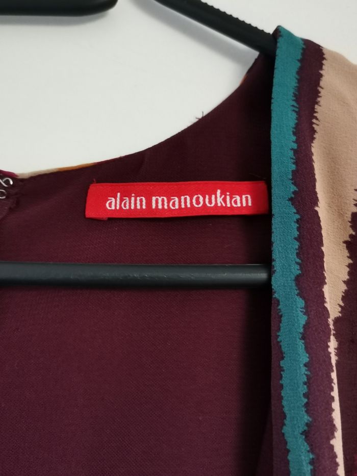 Robe longue avec rayures multicolores - photo numéro 3