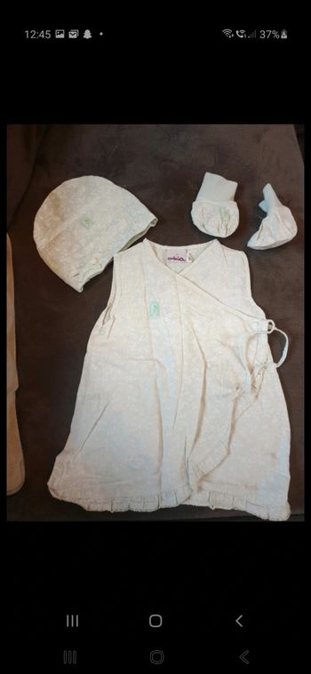 Ensemble robe fille 3mois