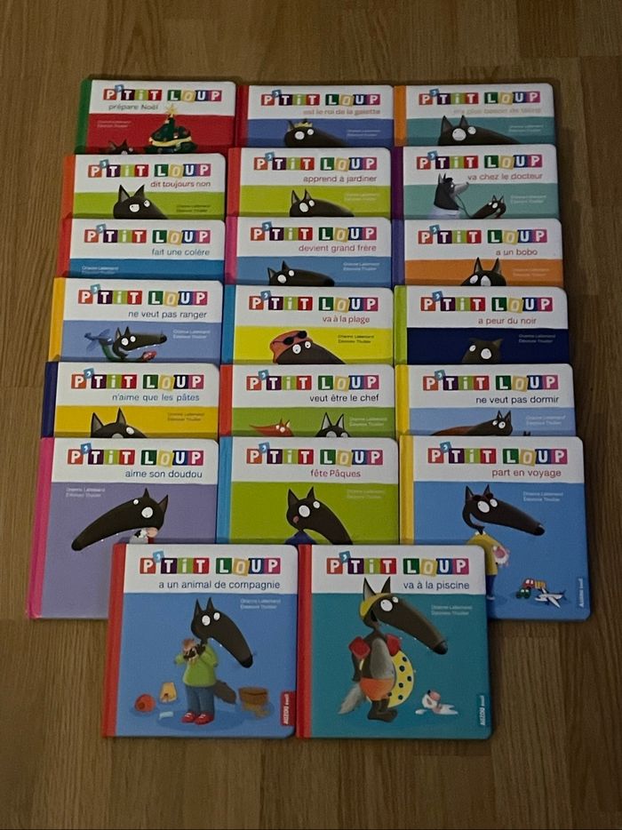 Lot de 20 livres le p’tit loup Auzou 🐺