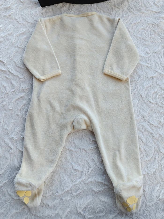 Pyjama grenouillère velours Mixte 3 mois Winnie l'ourson Disney Baby - photo numéro 7