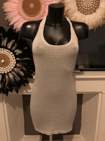 Haut tunique  gris et argenté Radial Diamonds