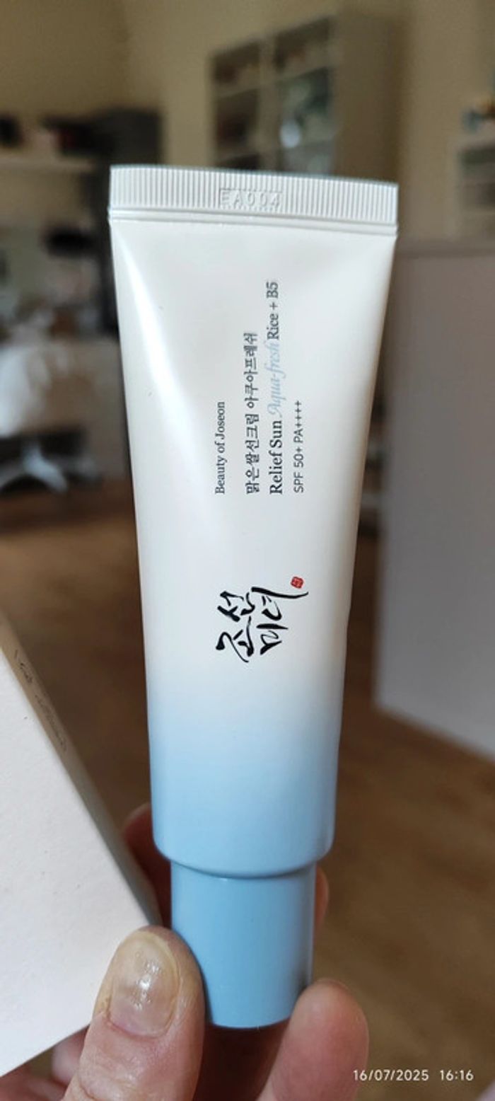 Kbeauty Beauty Of Joseon Crème Solaire Légère Relief Sun Aqua-Fresh Riz + B5 SPF50+ PA4+ 50 ml - photo numéro 2
