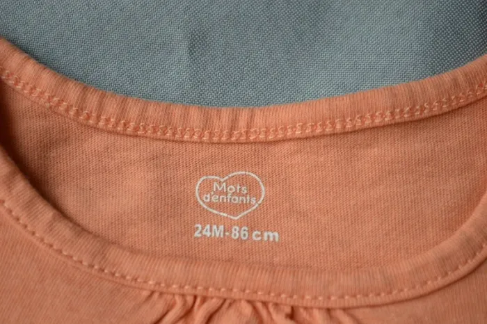 T-shirt Fille Mots d'enfants Orange Citrons 24-36 mois - photo numéro 4