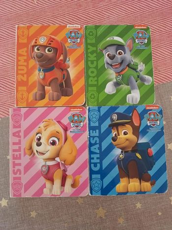 Lot de 4 livres pat patrouille