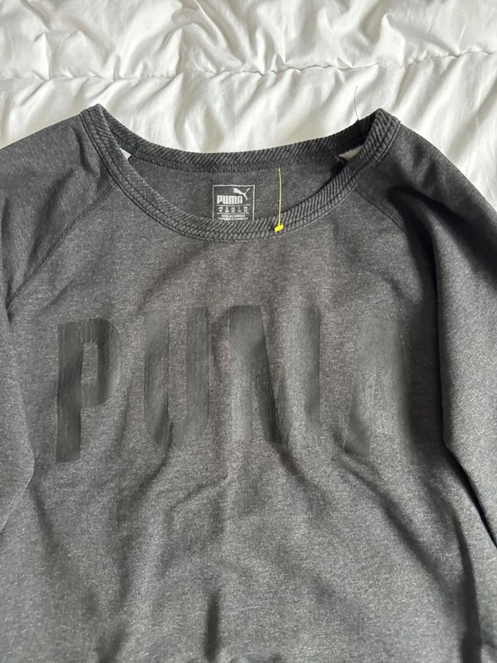 Sweat femme Puma gris anthracite - Taille M - photo numéro 2
