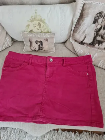 Mini jupe rose fushia Pimkie Taille 40