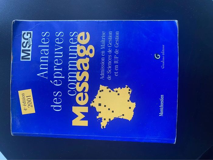 Annales des épreuves communes