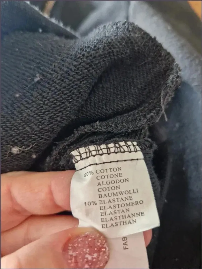 Veste Gilet noir zip asymétrique - Taille XS - photo numéro 6