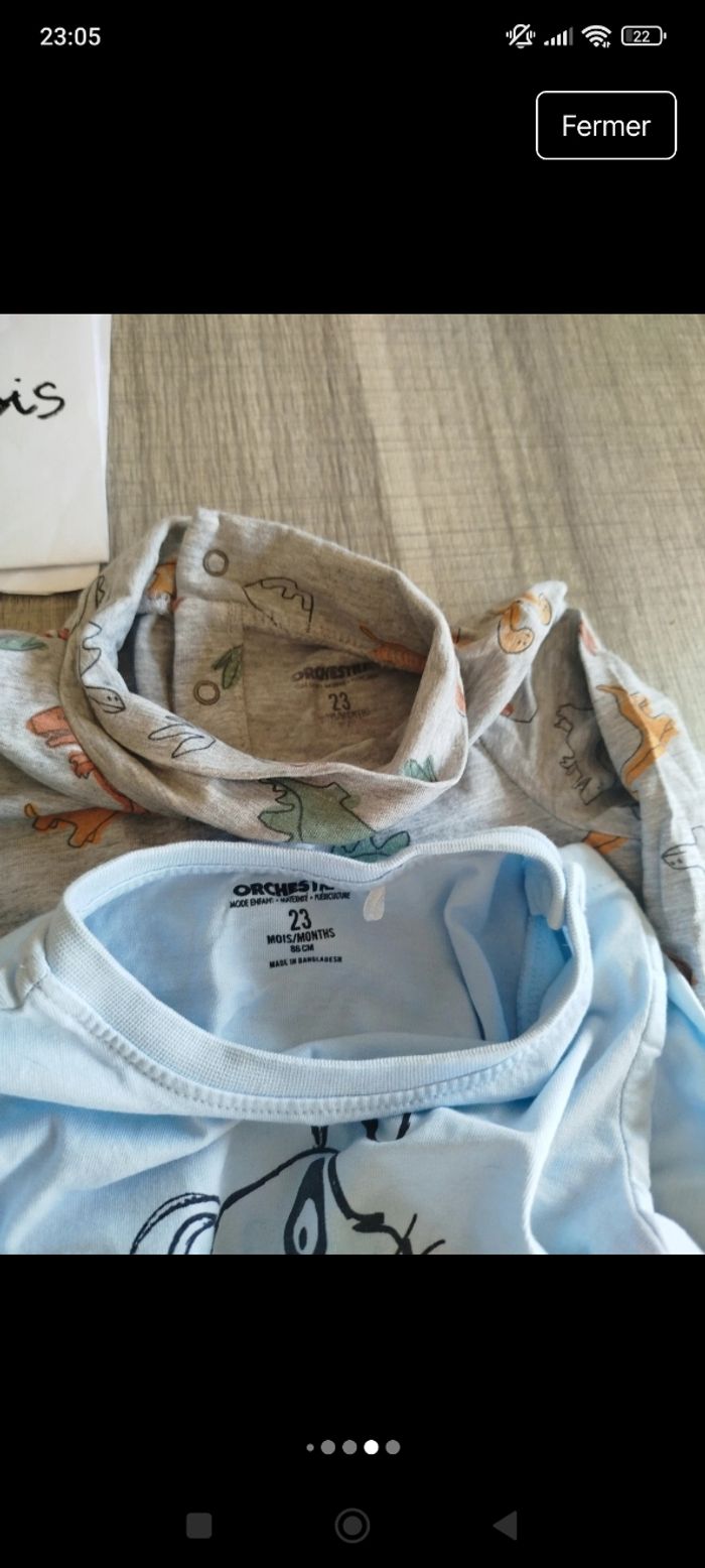 Lot sous pull garçon - photo numéro 5