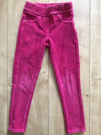 Jeans velour rose