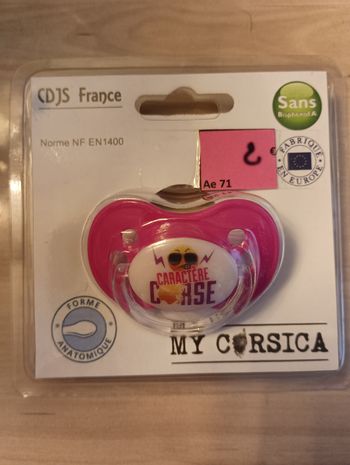 Tétine corse neuve