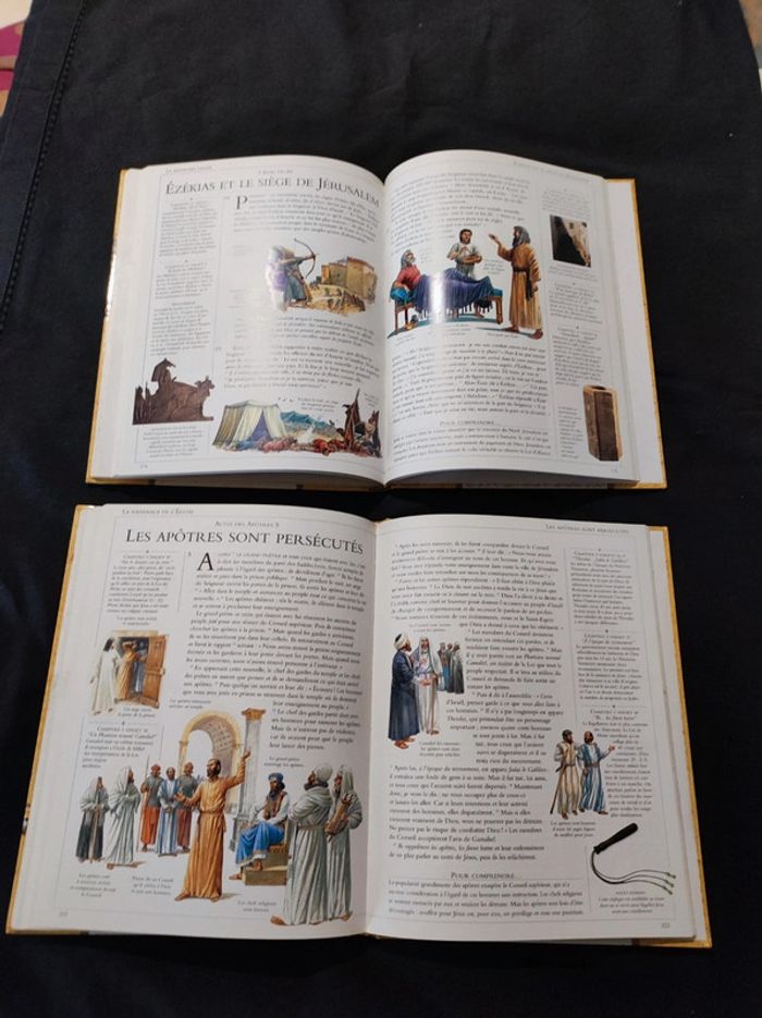 Lot La bible illustrée l'ancien et le nouveau testament - photo numéro 4