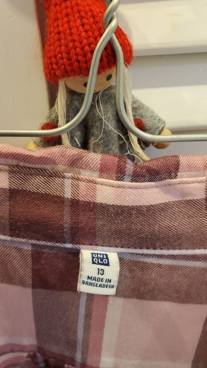 Chemise à carreaux 13 ans - photo numéro 2