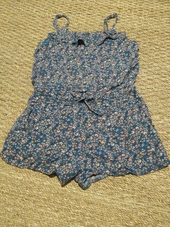 Combi short fines bretelles HM 134 cm 10 ans