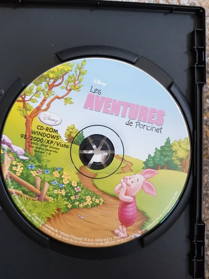 Jeu pour PC, "les aventures de Porcinet" - photo numéro 3