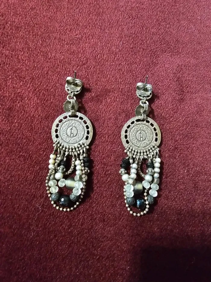 Magnifiques Boucles d'Oreilles Pendantes Fantaisie - Style Bohème Chic - 7cm - photo numéro 3