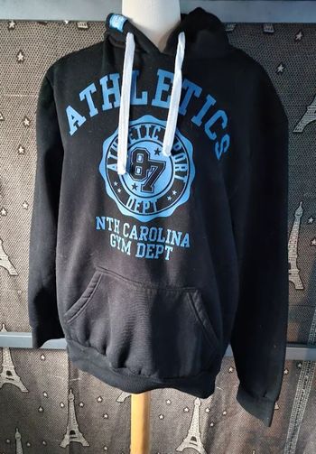 Sweat à capuche avec écriture taille 2XL  mixte