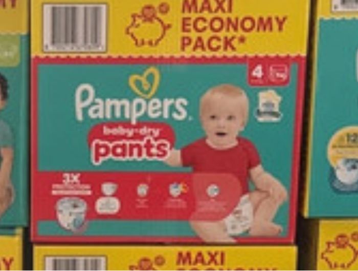 Carton taille 4 Pampers pants