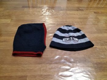 Bonnet et cagoule garçon